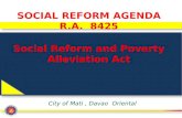 3 social reform agenda