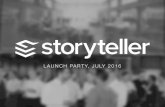 Storyteller Launch Party, July 2016