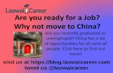 Are you ready for a job? Why not move to China?