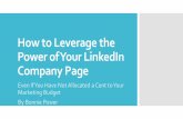 How to Leverage Your LinkedIn Company Page to Attract More Clients - 7 Simple Steps that'll take you less than 30 minutes.