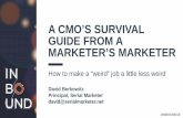 David Berkowitz - A CMO's Survival Guide from a Marketer's Marketer