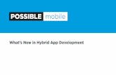 What's New in Hybrid App Development
