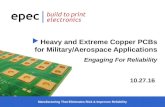 Heavy and Extreme Copper PCBs for Military/Aerospace Applications