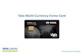 Tata Multi Currency Forex Card