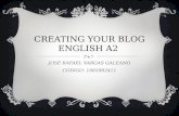 Creating your blog english a2