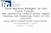 TWCA Annual Convention: Federal Water Finance, Mark Limbaugh