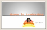 Women in Leadership- Sree Menon's learnings