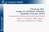 B2 Maureen MacKinlay - Closing the Loop on Patient Safety