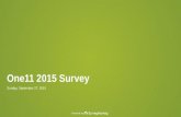 One11 2015 Survey