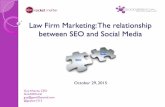 Law Firm Marketing: The Relationship Between SEO and Social Media