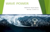 wave power & wave energy