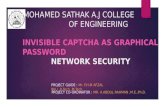 INVISIBLE CAPTCHA AS GRAPHICAL PASSWORD SEM FINAL