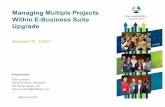 Managing Multiple Projects Within E-Business Suite Upgrade_PPT