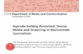 Agenda-Setting Revisited: Social Media and Sourcing in Mainstream Journalism