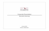 Hedblom Capital - Pitchpack (sell-side extended) 2016