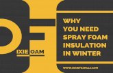 Why You Need Spray Foam Insulation in Winter