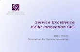 Service Excellence ISSIP Innovation SIG