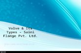 Valve & Its Types - Saini Flange Pvt.Ltd.