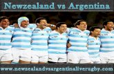 Watch Newzealand vs Argentina live Rugby Stream