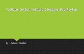 Fashion outlet folding sleeping bag review