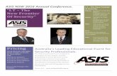 ASIS NSW 2016 Conference