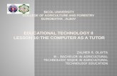 educational technology 2 lesson 10 computer as a tutor