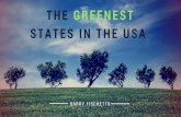 Barry Fischetto: The Greenest States in the USA