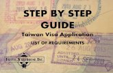 Step-by-step guide to travel visa application for Taiwan