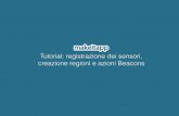 Tutorial: gestione dei sensori beacon integrati nella suite di Proximity Marketing Makeitapp