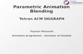 Parametric Animation Blending - Siggraph Tehran Local Chapter