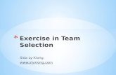identifying bias in team selection