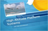 High Altitude Platform Systems - HAPS | Amir Gilan