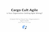 Cargo Cult Agile: Is Your Organization Getting Agile Wrong? — A Quick Poll to Check Your Organization‘s Agile Health