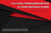 Case Study: Utilizing Mirantis Fuel to install OpenStack Ansible