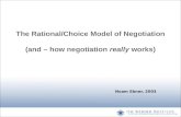 The rational and instinctive models of negotiation - ppt