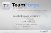 2016 Federal User Group Conference - TeamForge Capabilities and Directions