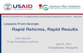 23.07.2012 Rapid reforms, rapid results, Olin McGill
