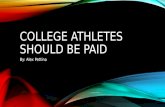 College athletes should be paid