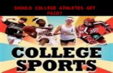 Should College Athletes Get Paid