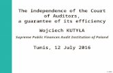 Wojciech Kutyla, The independence of the Court of Auditors, a guarantee of its efficiency, SIGMA, 12 July 2016