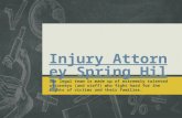 Injury Attorney Spring Hill