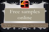 Free samples online