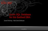 Azure SQL Database for the Earthed DBA