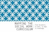 Mapping the social work curriculum
