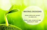 Mating designs..