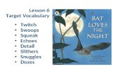 Lesson 6 - Bat Loves the Night