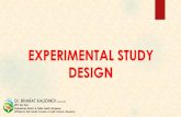 Experimental study design