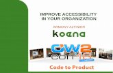 Main actions to improve accessibility in open source projects, OW2con16, Paris.
