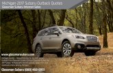 Michigan 2017 Subaru Outback Quotes