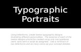 Typographic Portraits ppt